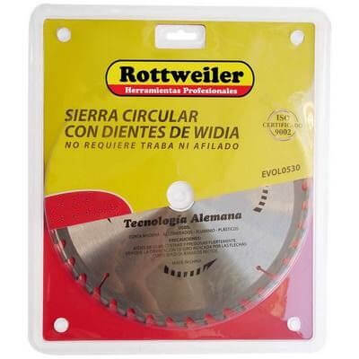 Sierra Circular Con Dientes De Widia 230 Mm X 36D Evol0490